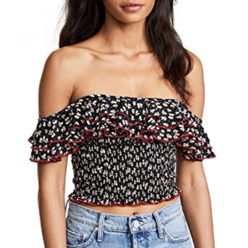 LIKELY Floral Crop Top